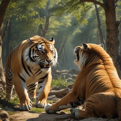  The Woodcutter and the Tiger - Un racconto tradizionale coreano dell'XI secolo che esplora il tema della compassione e l'equilibrio naturale!